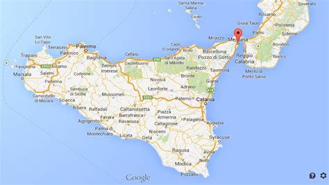 Where Is Messina On Map Of Sicily