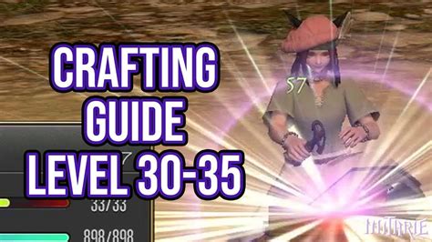 So, sit back, relax, and let our handy guide walk you through the most difficult decision you will make. FFXIV 2.0 0066 Crafting Guide Level 30 to 35 - YouTube
