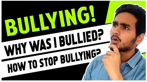 Bullying How To Stop A Bully Why I Was Bullied Simple Ways To Deal