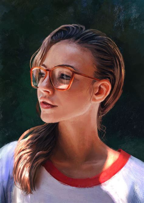 Pin By Peter On News Portrait Digital Painting Female Portraits