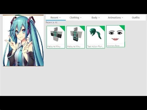 How to make your character hatsune miku in roblox. Hatsune Miku Roblox Outfit | Www.rxgate.ct