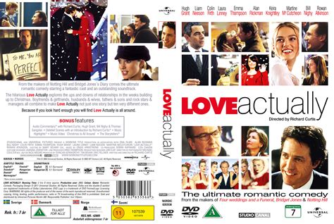 Coversboxsk Love Actually 2003 Nordic High Quality Dvd