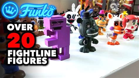 20 Five Nights At Freddys Figure Fightline Collection 2023 Complete Fnaf Collection Youtube