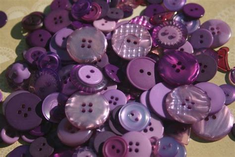 Purple Buttons Sewing Button Lavender Deep Plum Buttons Etsy Sewing
