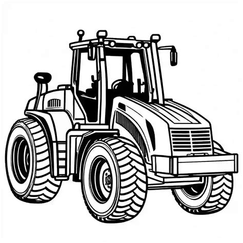 Wheel Loaders Printable Coloring Book Pages For Kids