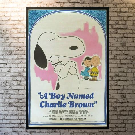 A Boy Named Charlie Brown 1969 Original Movie Poster Vintage Film