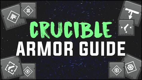 Cruciblepvp Armor Guide Mods And Stats To Go For Youtube