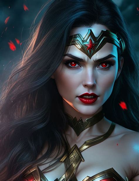 Wonder Woman Vampire By Tumkiw On Deviantart