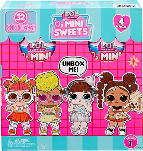 Lol Surprise Loves Mini Sweets Dolls 4 Pack 2 Jolly Rancher Hersheys