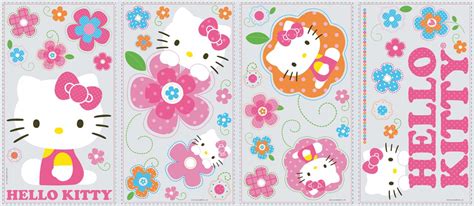 Hello kitty clipart hello kitty art hello kitty images sanrio wallpaper hello kitty wallpaper kawaii stickers cat stickers sanrio characters fictional. 39 New HELLO KITTY FLORAL BOUTIQUE WALL DECALS Girls ...