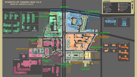 Escape From Tarkov Maps Extractions Points Of Interest And More