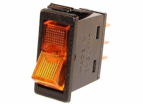 20 AMP @ 12 Volt S.P.S.T. Illuminated Rectangular Rocker ...