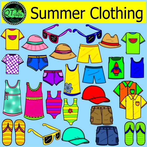 Clipart Summer Clothes Juffrou Met Hart