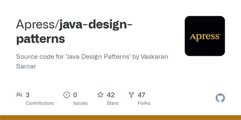 Github Apressjava Design Patterns Source Code For Java Design