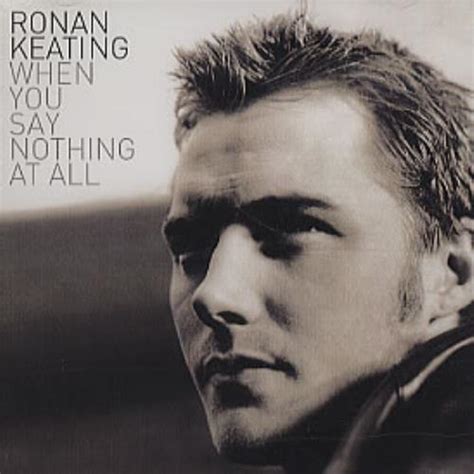 Ronan Keating When You Say Nothing At All Australian Promo Cd Single