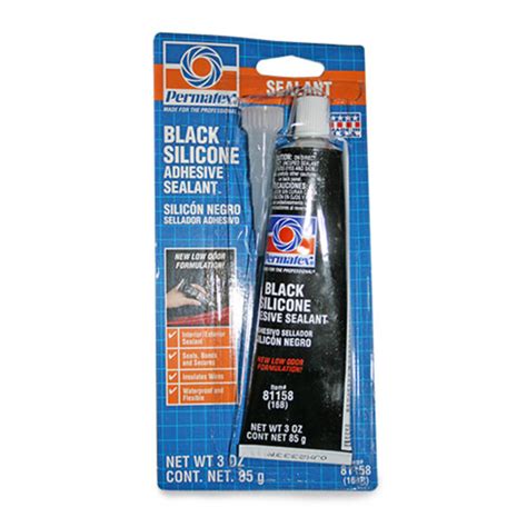 Permatex Black Rtv Silicone Adhesive Sealant Tube 3 Oz Rtv Silicone