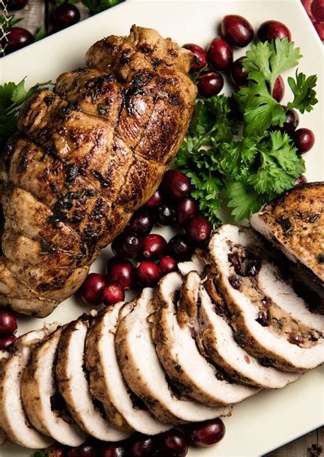 cranberry stuffed turkey breasts recipe delicious and easy to make