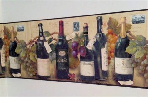 Wine Glass Wall Border Glass Designs