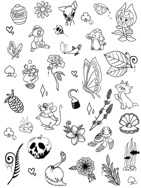 Printable Tattoo Flash Sheets