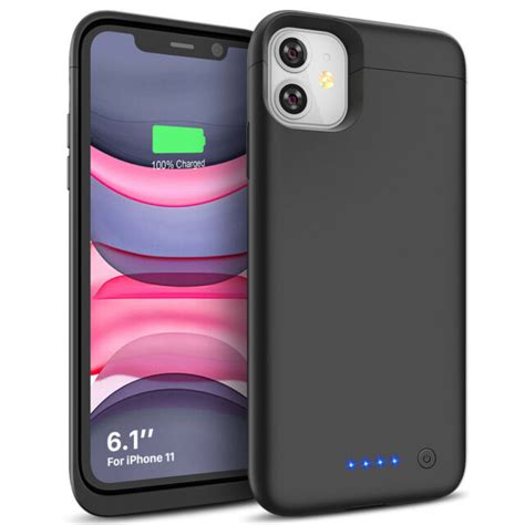 Ultra Thin For Iphone 11 Battery Case External Power Bank Charger Cover