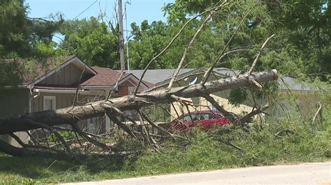Residents Clean Up After 2 Ef 0 Tornadoes Tear Up Trees Fences In
