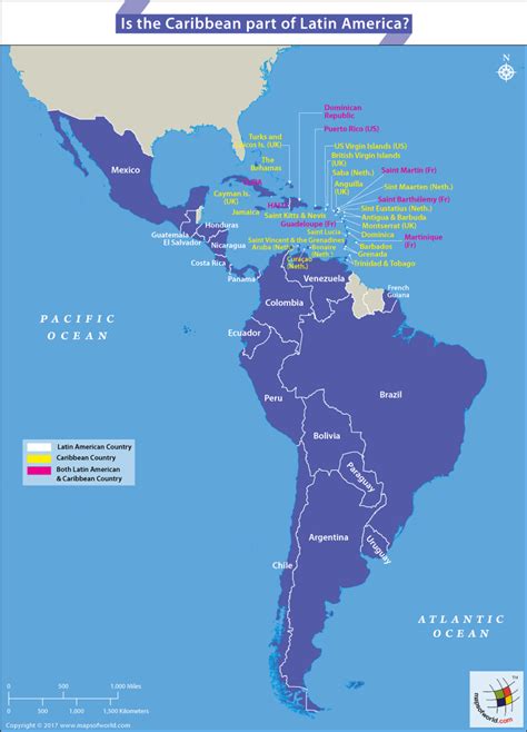 Latin America And Caribbean Map Vector U S Map
