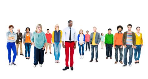 Group Of Multiethnic Diverse Colorful People Stock Photo Download