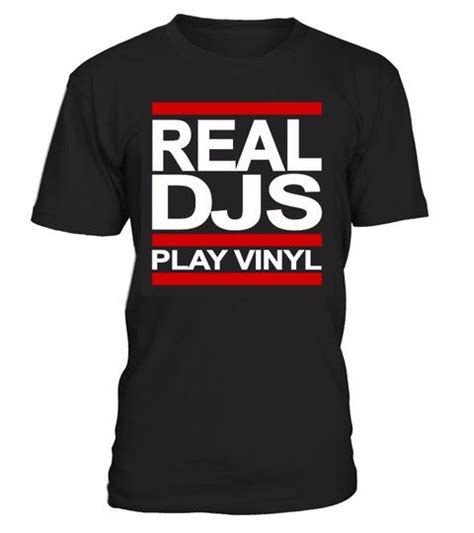 Real Djs Play Vinyl Round Neck T Shirt Unisex Shirts Tshirts Mens Tank Tops Mens Tops