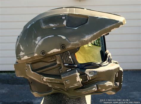 Halo 4 Master Chief Replica Helmet Side View Halo Master Chief