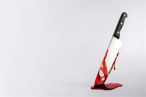 Find the perfect drawing knife blood stock photo. Kitchen Knife Dripping In Blood With Copy Space Stock ...