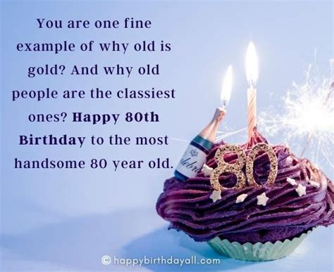 Soulful Happy 80th Birthday Wishes And Messages For 80 Year Old