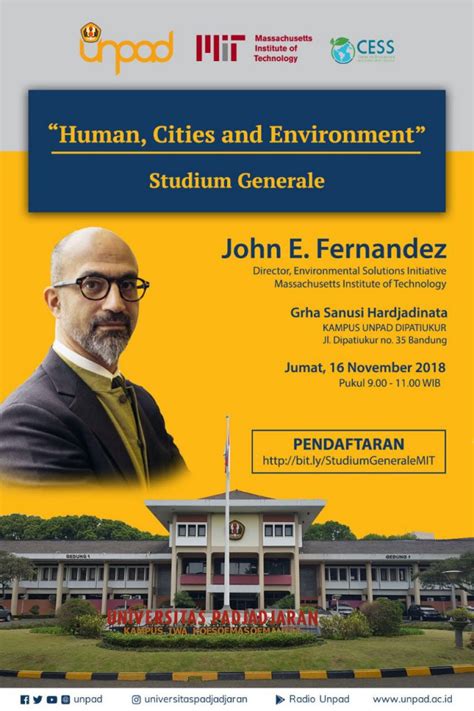 Studium Generale “human Cities Dan Environment” Universitas Padjadjaran