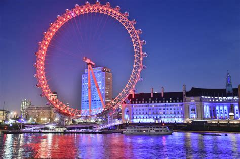 Free Stock Photo Of London Eye Night Photography