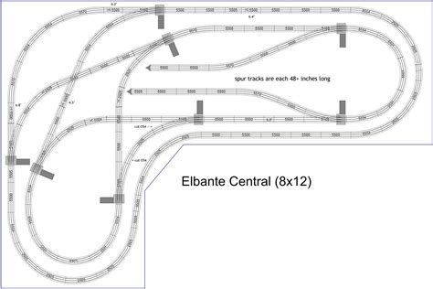One Interesting L Shaped 3 Rail Track Plan In O Gauge Designed Using