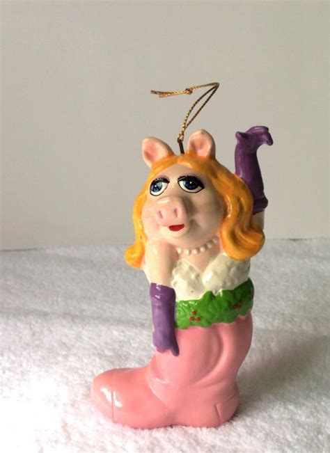 On Sale 1981 Vintage Muppets Miss Piggy Christmas Ornament