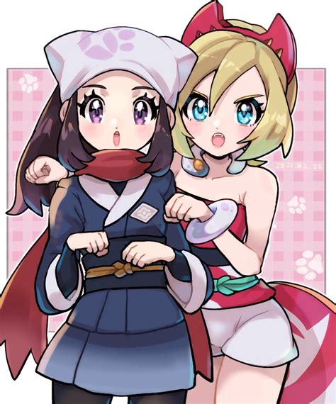 Akari And Irida Pokemon And 2 More Drawn By Futk1189227dhy Danbooru