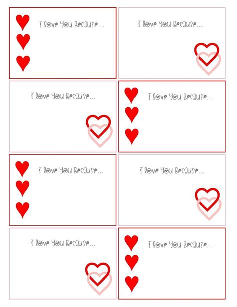 Valentines Day Cards With Hearts On Them