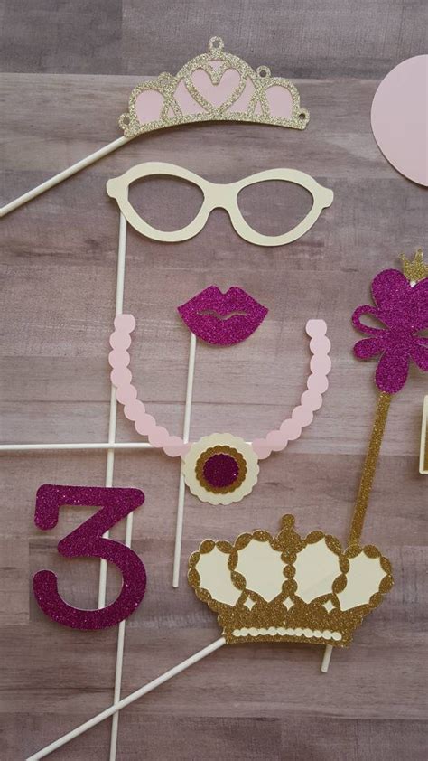 Personalized Princess Photo Booth Props Etsy