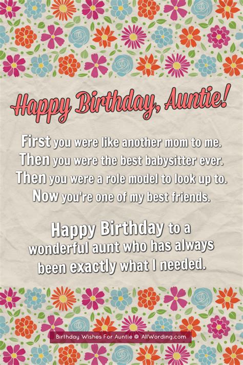 Happy Birthday To A Special Aunt Quotes Shortquotes Cc