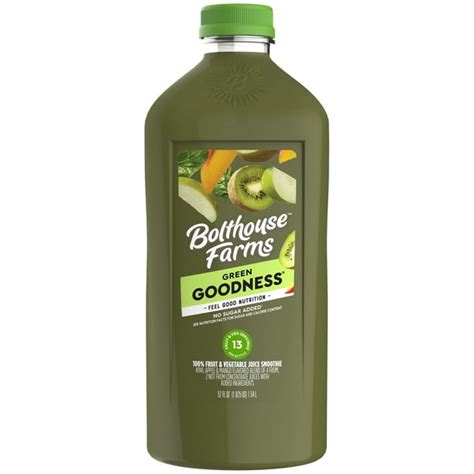 Bolthouse Farms Fruit Juice Smoothie Green Goodness 52 Fl Oz Bottle