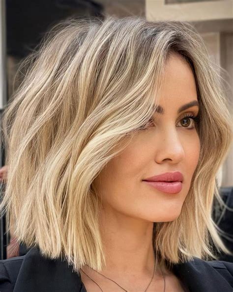 Dirty Blonde Hair Ideas For Every Skin Tone Blonde On Textured Long Bob