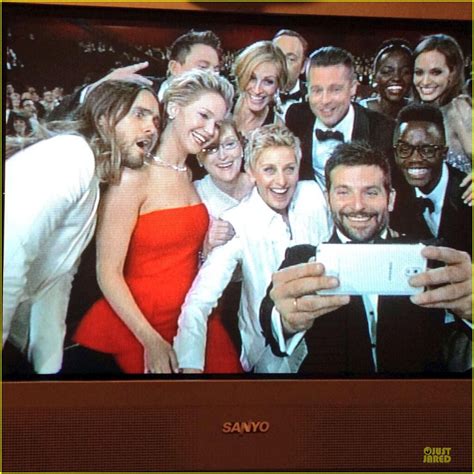 Ellen Degeneres Oscars Selfie With Tons Of Stars See It Here Photo