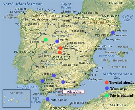 Detailed Clear Large Road Map Of Spain Ezilon Maps With Printable Map