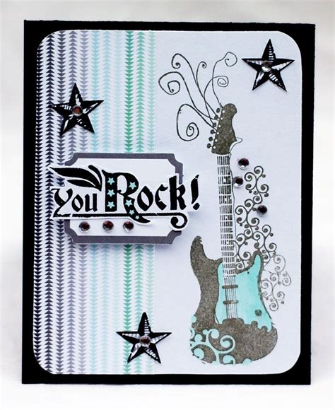 Stamping General You Rock Pretty Cards Birthday Cards Cards