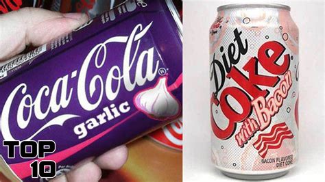 Top 10 Weirdest Coca Cola Flavors From Around The World Youtube
