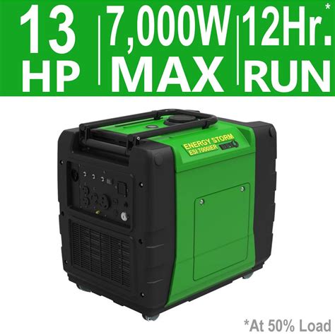 But most importantly, read the guide below to learn how much efficient a 3000 top rated portable generator can be while powering your refrigerator, microwave, a sump pump and several lights. LIFAN Energy Storm 7000-Watt 389cc Gasoline Powered ...