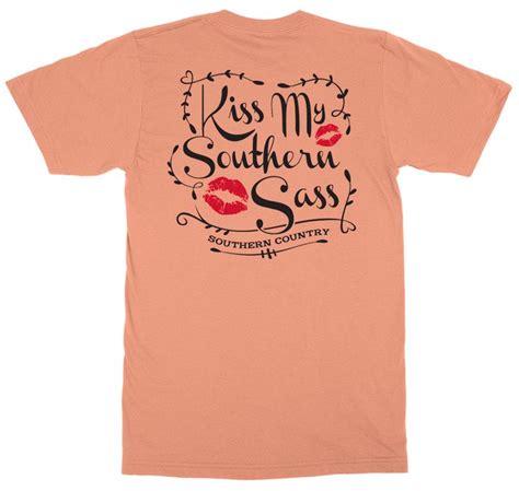 Kiss My Southern Sass Southern Sass Unisex Shirts Mens Tops