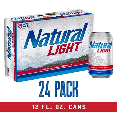Natural Light Beer 24 Pack Beer 12 Fl Oz Cans