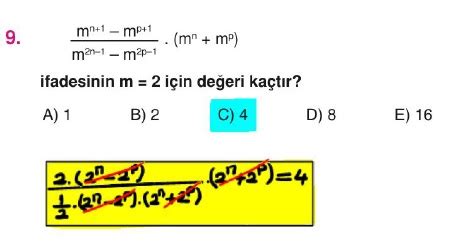 Orijinal Tyt Matematik Soru Bankası Çarpanlara Ayırma Çözümleri Test 3