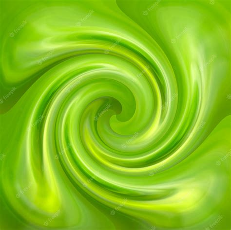 Premium Photo Abstract Green Swirl Glossy Background